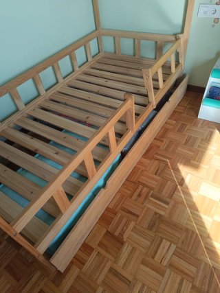 Cama Nido Madera 90x190cm Sklum