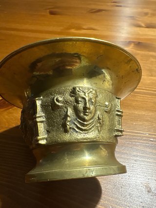 Mortero de Bronce Siglo XIX Estilo Botica