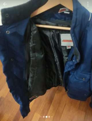 Chaqueta de moto Dakar azul XL