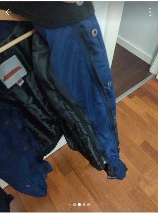 Chaqueta de moto Dakar azul XL