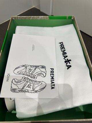 PREMIATA Zapatillas Grises y Blancas
