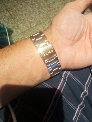 Reloj IKKS Hombre Negro y Dorado