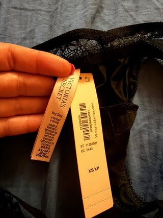 Perizoma nero nuovo taglia XS