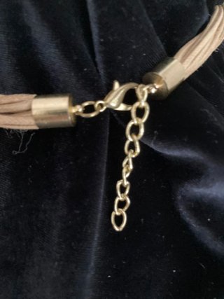 Collar Cuentas Natura Beige y Azul