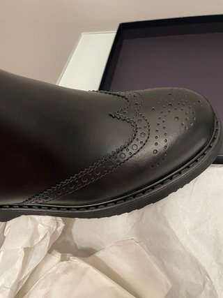 Stivaletti Prada in vera pelle neri