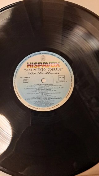 2 Vinilos Sentimiento Cofrade por Sevillanas 1992