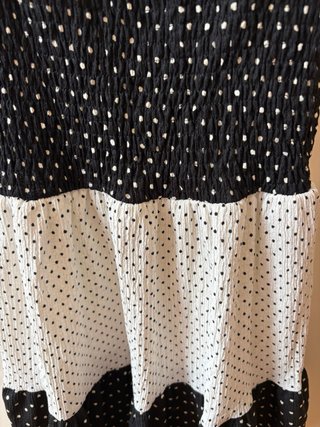 Vestido Zara niña topos 10 años