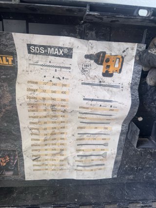 Martillo Demoledor SDS MAX Dewalt