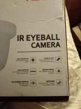 Cámara Dahua IR Eyeball HDCVI Nueva