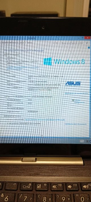 Portátil Asus Transformer Book T100TA.