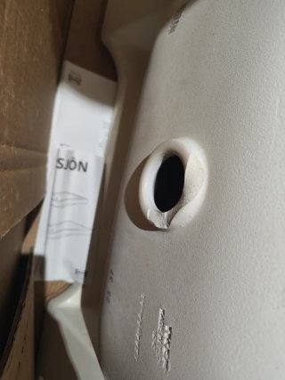 Lavabo Ikea 120cm Blanco Porcelana