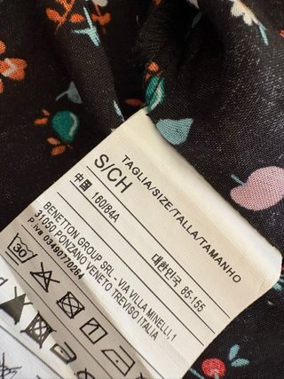 Blusa sin mangas United Colors of Benetton S