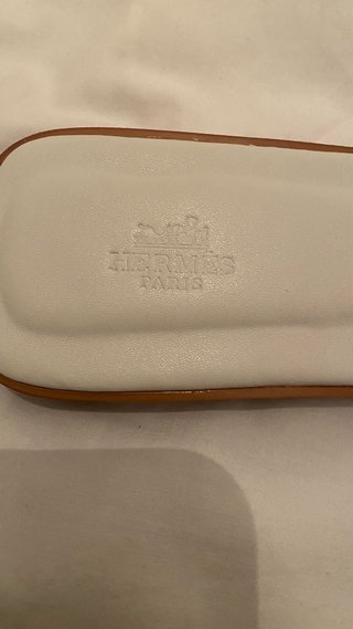 Chanclas Hermes Blancas