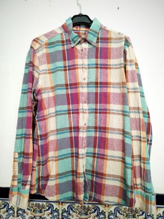 Camisa cuadros Massimo Dutti