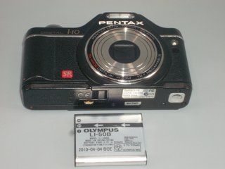 Pentax digitale I-10 Retro Vintage CCD + Batteria
