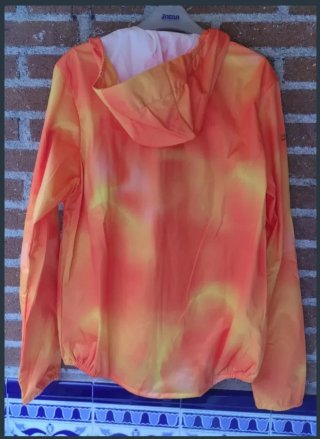 Chubasquero Joma running Talla M Naranja/Amarillo