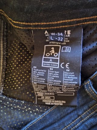 Pantalón ARMURE Moto Talla L