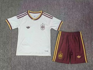Equipación España Infantil Adidas Blanca