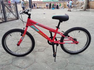 Bicicleta Infantil JL Wenti Roja 20