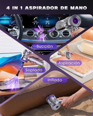 SIN ABRIR 4 en 1 Aspirador Mano 28000PA