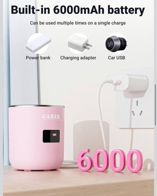 NUEVO Calientabiberones portátil LCD USB