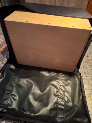 Cajón flamenco niños marca Corona y funda