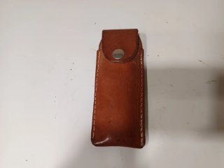 Funda de cuero genuino para navaja