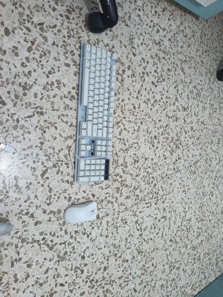 Teclado Temco Gris y Blanco