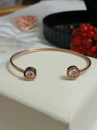 Bracciale Emporio Armani con cristalli oro