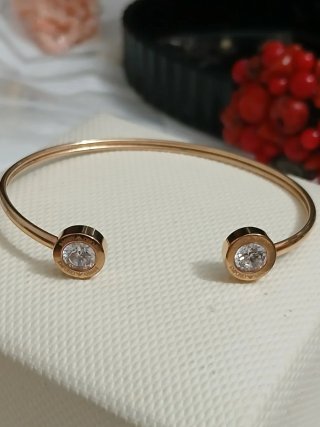 Bracciale Emporio Armani con cristalli oro