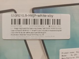Funda Teclado para samsung tab s10 fe Magnetic