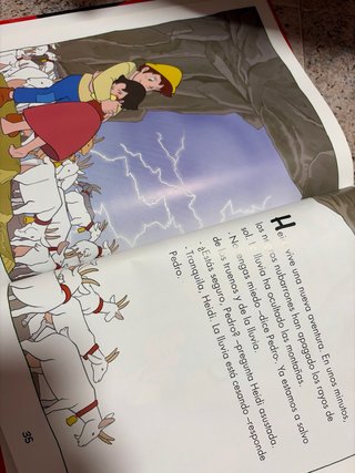 Libro de lectura :Heidi en la montaña