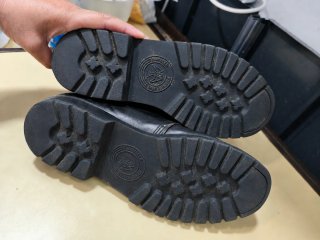 Botines de piel negros talla 42
