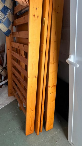 Litera de madera de pino