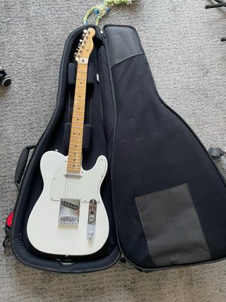 Fender Player Telecaster MN Polar White + funda