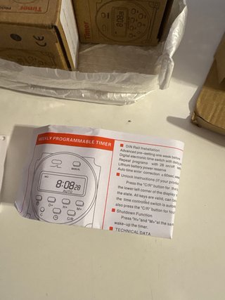 Lote 10 Temporizadores Digitales CN101A ¡Nuevos!