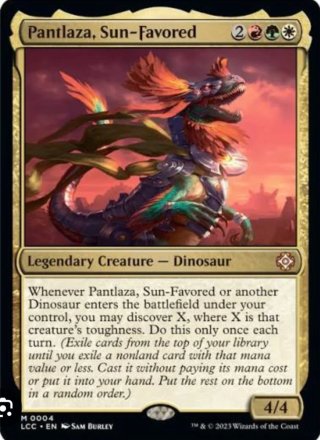 Pantlaza, Sun-Favored - Magic Commander Deck Mazo