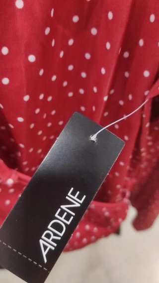 Blusa cruzada lunares roja Ardene Talla S