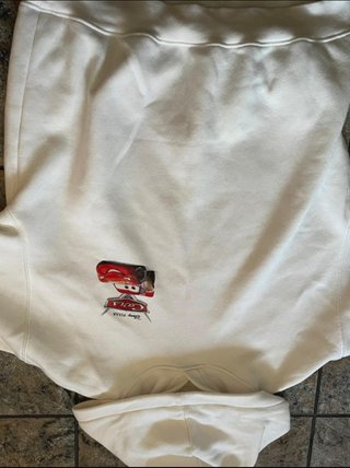 Sudadera blanca Cars Disney Pixar