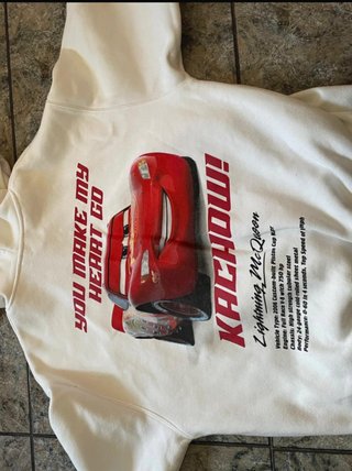 Sudadera blanca Cars Disney Pixar