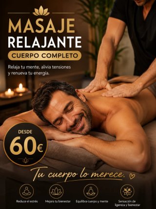 Renuevate con un delicioso masaje relajante