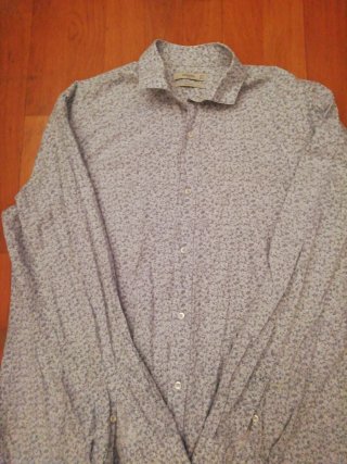 Camisa Mango Talla XL Estampada