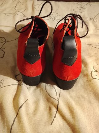 Botines ante rojos talla 39-40