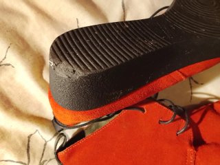 Botines ante rojos talla 39-40