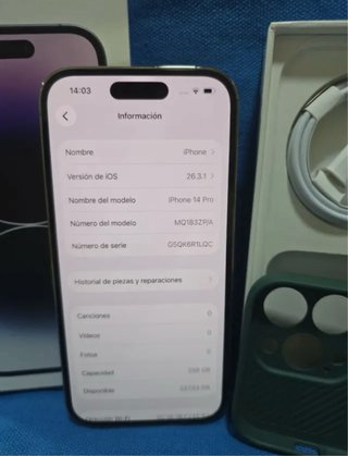 iPhone 14 Pro 256GB Blanco
