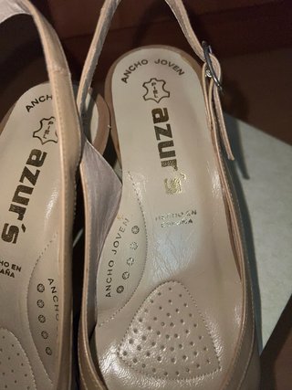 Zapatos Mujer Azur's Piel Beige