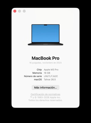 MacBook Pro M3 Pro Space Gray