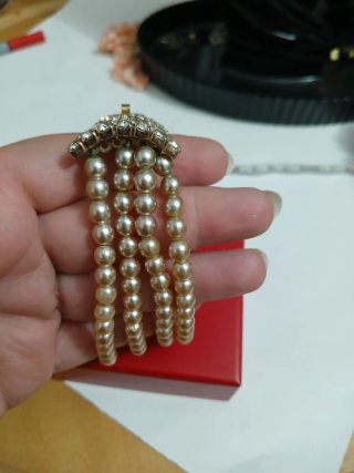 Bracciale anni '80 con chiusura gioiello