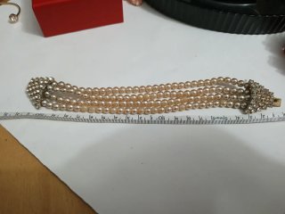 Bracciale anni '80 con chiusura gioiello