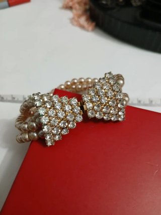 Bracciale anni '80 con chiusura gioiello